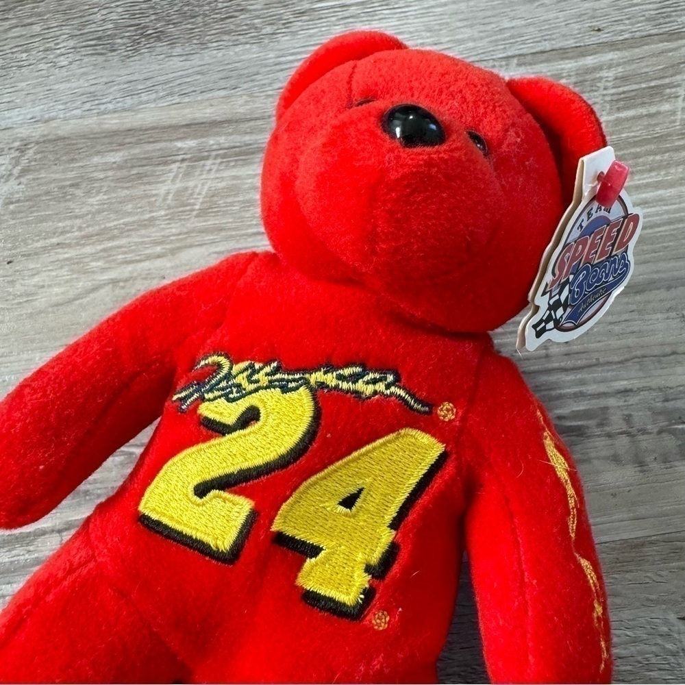 Vintage NASCAR Jeff Gordon Teddy Bear plush 
2002 new with tag